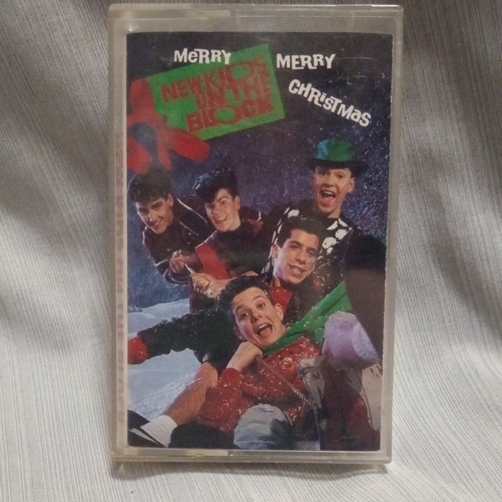 New Kids On The Block Cassette ~ Merry, Merry Christmas ~ Cassette Tape ~ Tested